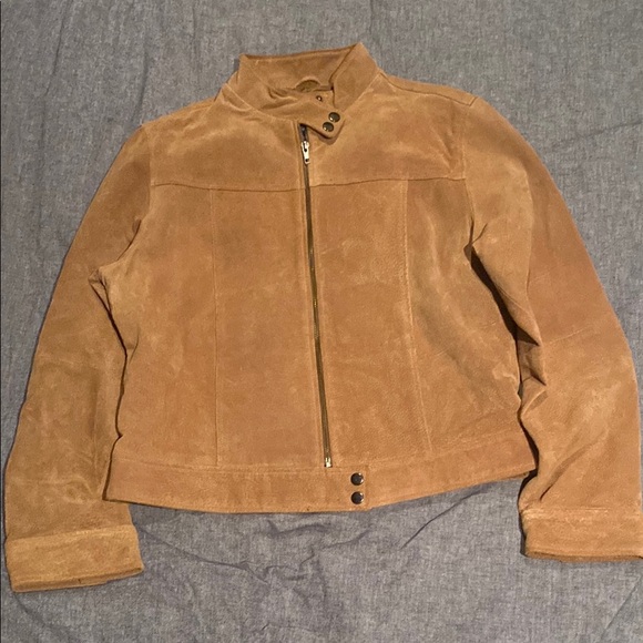 Wilsons Leather Jackets & Blazers - Wilsons Leather Camel Suede Jacket Women’s XL
